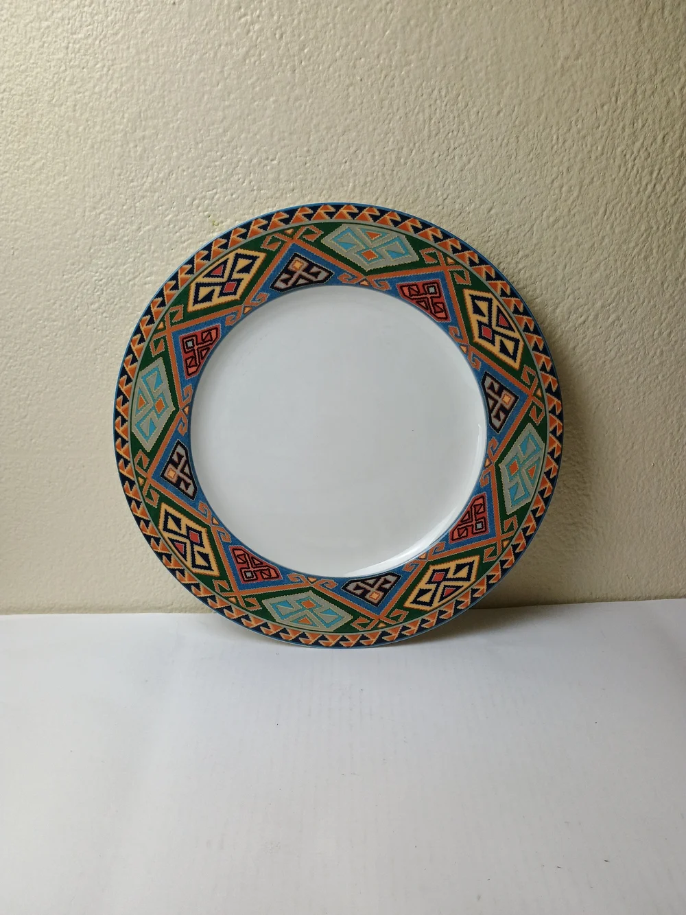 La Brea Replacement - Chop Plate Multicolor Geometric - Discontinued Piece